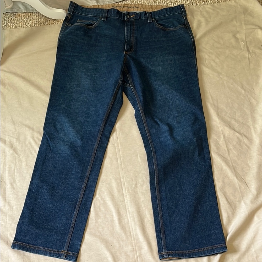 Duluth Trading Flex Ballroom Men's Blue Jeans Like New